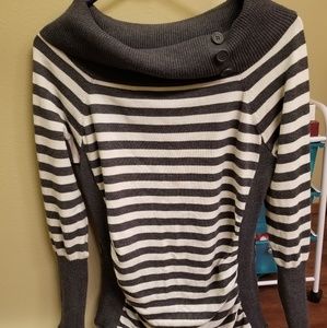 Off the Shoulder striped sweater